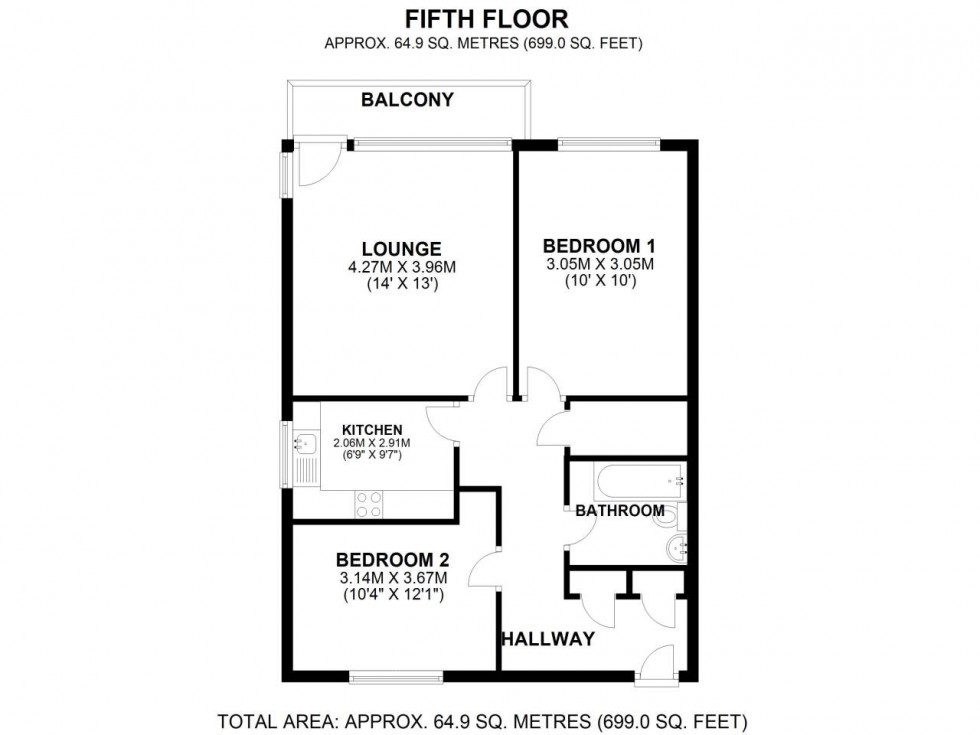 Floorplan for Hatfield, Hertfordshire