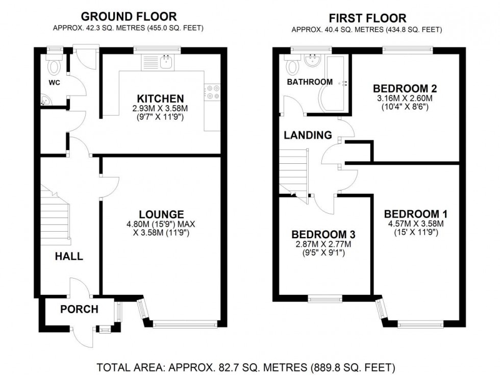 Floorplan for Welwyn Garden City, Hertfordshire