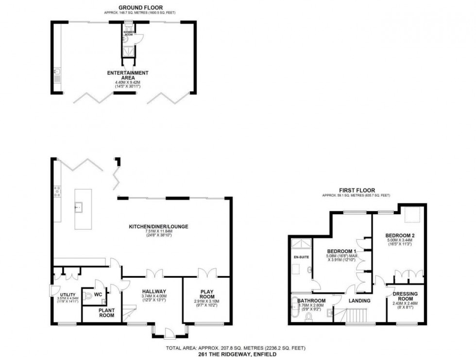 Floorplan for Enfield